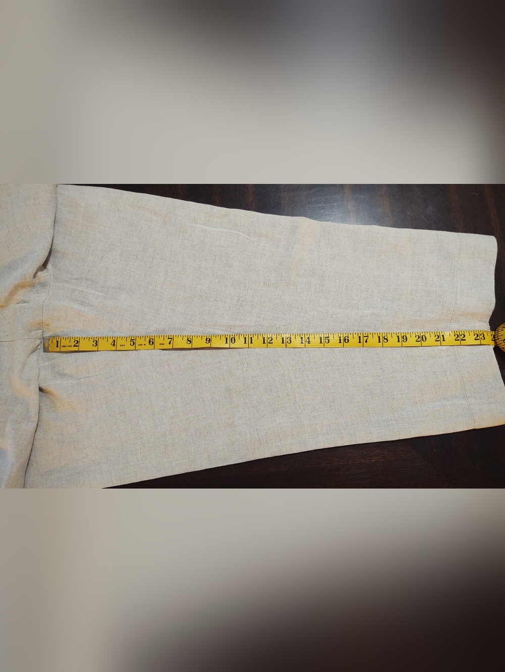 Hot Cotton 100% Linen Cropped Pants 2X - Picture 7 of 10